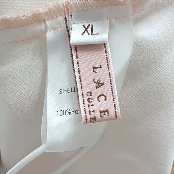 Soft Pink Lace-Trim Maxi Dress By Lacemade - Picture 12 of 14